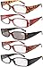 Eyekepper 5 Pairs Reading Glasses for Women Reading Inlcude Reader Sunglasses +2.50 Reading Eyeglasses