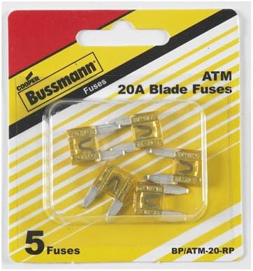 Bussman BP/ATM-20 RP 20 Amp Mini Fuses 5 Count