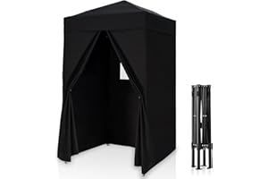 UNINETIC Pop Up Large Privacy Tent - 7ft Tall - Oversized Strong Camping Toilet Tent- Portable Camp Shower Pod w/Hooks- Porta Pod- Outdoor Bathroom, Potty, Changing Private Room