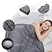 ZZZNEST Weighted Blanket Adult (16 lbs, 60''X80'', 7 Layers) Heavy Blanket for Improving Sleep, Soft Breathable Cotton Sleep Blanket with Glass Beads for 150-190 lbs, Individual