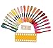 Embroidery Floss 50 Skeins Rainbow Color Cross Stitch Floss with Free Embroidery Needles and Plastic Card Board