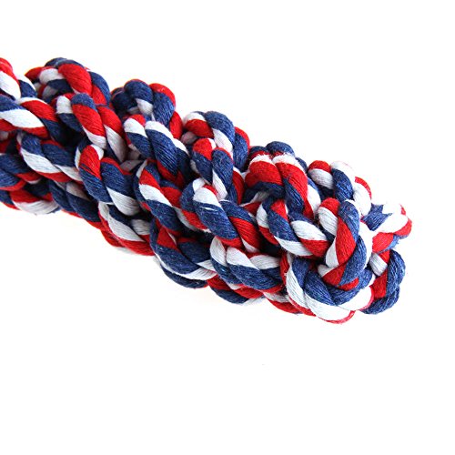 NNDA CO Pet Dog Rope Chew Multicolor Cotton Braided Corn Teeth Cleaning Molar Toy