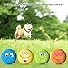 6PCS Dog Squeaky Toys Latex Soft Dog Toys Rubber Chewing Toy Fetch Play Balls for Puppy Small Medium Pets Dog Cat (Style 1)