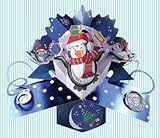 Second Nature Xmas Petite Pop Ups Christmas Greeting Card - Penguin