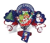 Second Nature Pop Ups - C-008 - Sleigh & Presents - Christmas Card