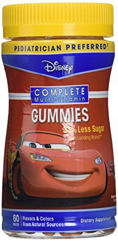 Disney Cars Complete Multi-Vitamin Gummies, 60 Count, 3 Pack