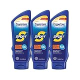 Coppertone SPORT Sunscreen Lotion Broad Spectrum SPF 50 Multipack (7 Fluid Ounce Bottle, Pack of 3)