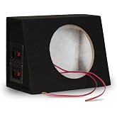 GOLDWOOD TR8P Sealed Single Car Speaker Cabinet Box for 8" Dual Woofer