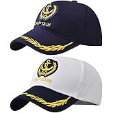 Anchor Embroidered Captain Hat Skipper Boating Baseball Caps Adjustable Nautical Yacht Navy Marine Sailor Trucker Hat