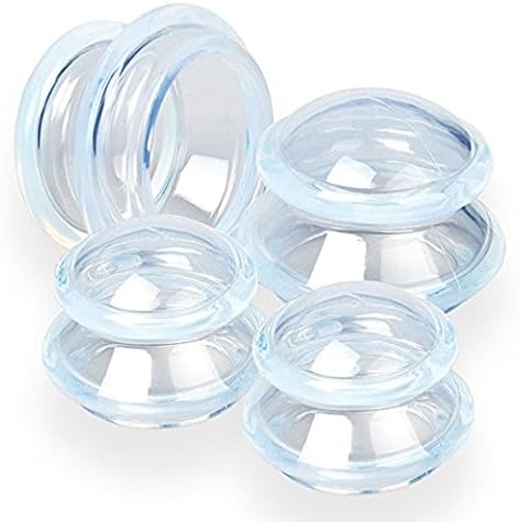 Cupping Set Facial Cupping Set Anti Cellulite Cup Massage Cups - for Facial Body Massage, Muscle Relaxation, Pain Relief, Anti-aging, Wrinkle Reducer