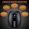 Air Fryer, Uten 6.5L Power Air Fryer with Digital Display, Rapid Air Circulation System Adjustable Temperature and 30…