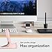 Spigen S350 Designed for Apple Watch Charger Stand for Ultra 2/1 49mm, Series 10 46/42mm, 9/8/7 45/41mm, SE2/SE/6/5/4 44/40mm, 3/2/1 42/38mm Durable TPU with Non-Slip Stable Base - Pink Sand