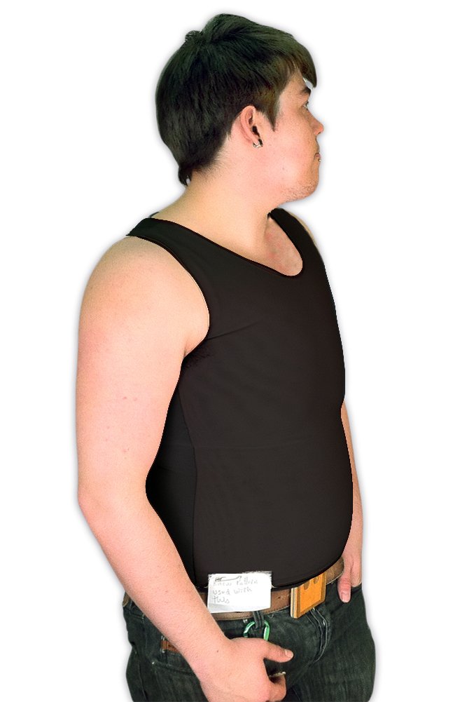 Tranz* Forms Sleeveless FTM Chest Binder, Black (Large) Pricepulse