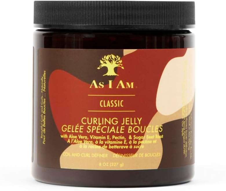 As I Am Curling Jelly Coil Curl Definer 8 oz Moisturizing Styling Gel