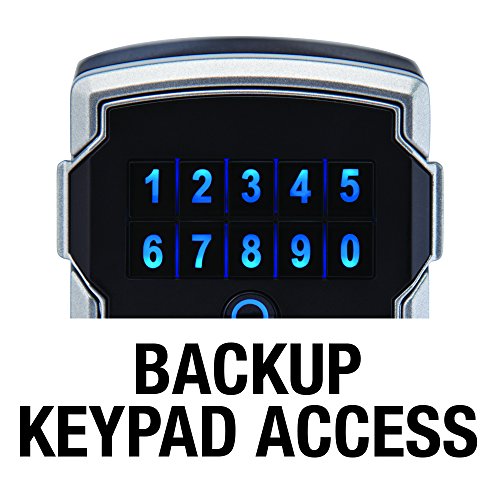 Master Lock Lock Box, Electronic Portable Key Safe, Bluetooth iOS