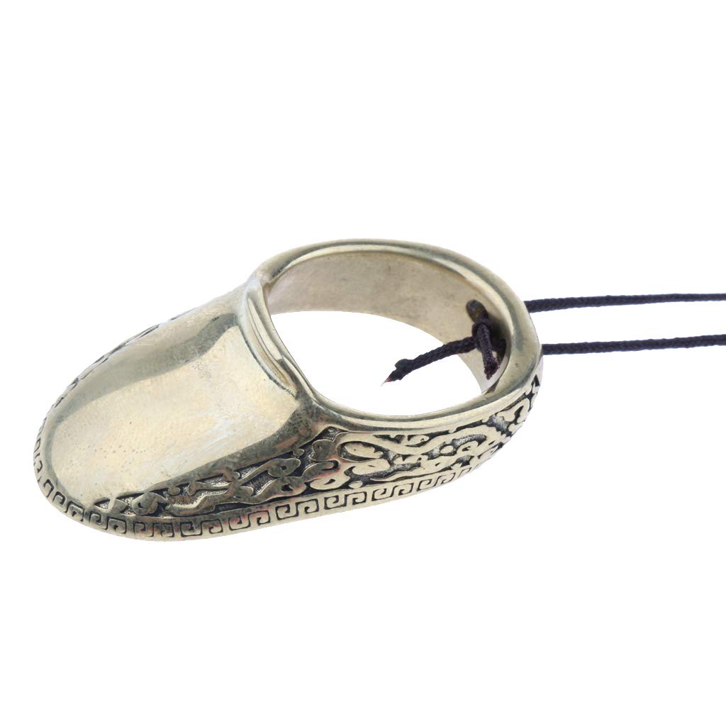 IPOTCH 1822mm Archery Thumb Ring Finger Guard Bow Protector Mongolian Shooting Archery Finger Tabs