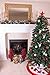 Clever Creations White Reindeer Ornaments Set, Christmas Decor Theme, Shatter Resistant Sparkling Ornaments, 4 Pack