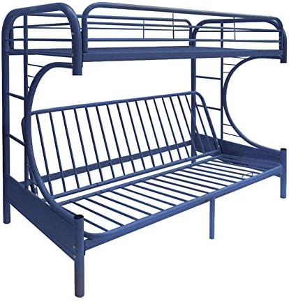 ComfortScape CS-02093BU Twin XL Futon Bunk Bed, Queen
