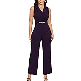DeftSharp Women's Sexy Cocktail Party Clubwear Casual Working Rompers Long Dressy Jumpsuit