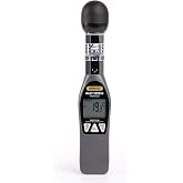 General Tools Hand-held Heat Stress Monitor #WBGT8758, 32&deg; to 122&deg; F, 0 to 100% RH, 35 x 40 mm Brass Black Ball