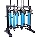 ODDSPRO Fishing Rod Rack, Fishing Rod Holder - 2 Styles Holds Up 6 or 18 Rods - for Freshwater Fishing Rods and Combos (Silver-18Rods)