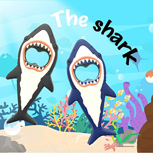 Wendyy Bottle Opener Multi Function Can Opener Bottle Opener with Silicone Handle Easy to Use for Children, Adult and Elderly (Blue)