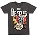 Bravado Men's The Beatles Stg Pepper T-Shirt, Charcoal, Large