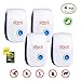 Pest Control Ultrasonic Repeller, Set of 4 Electronic Plug In Repellent with Nightlight for Insects and Rodents, Mice, Mosquitoes, Spiders, Ants, Rats, Roaches, Bugs, Non-toxic, Human Pets Safe