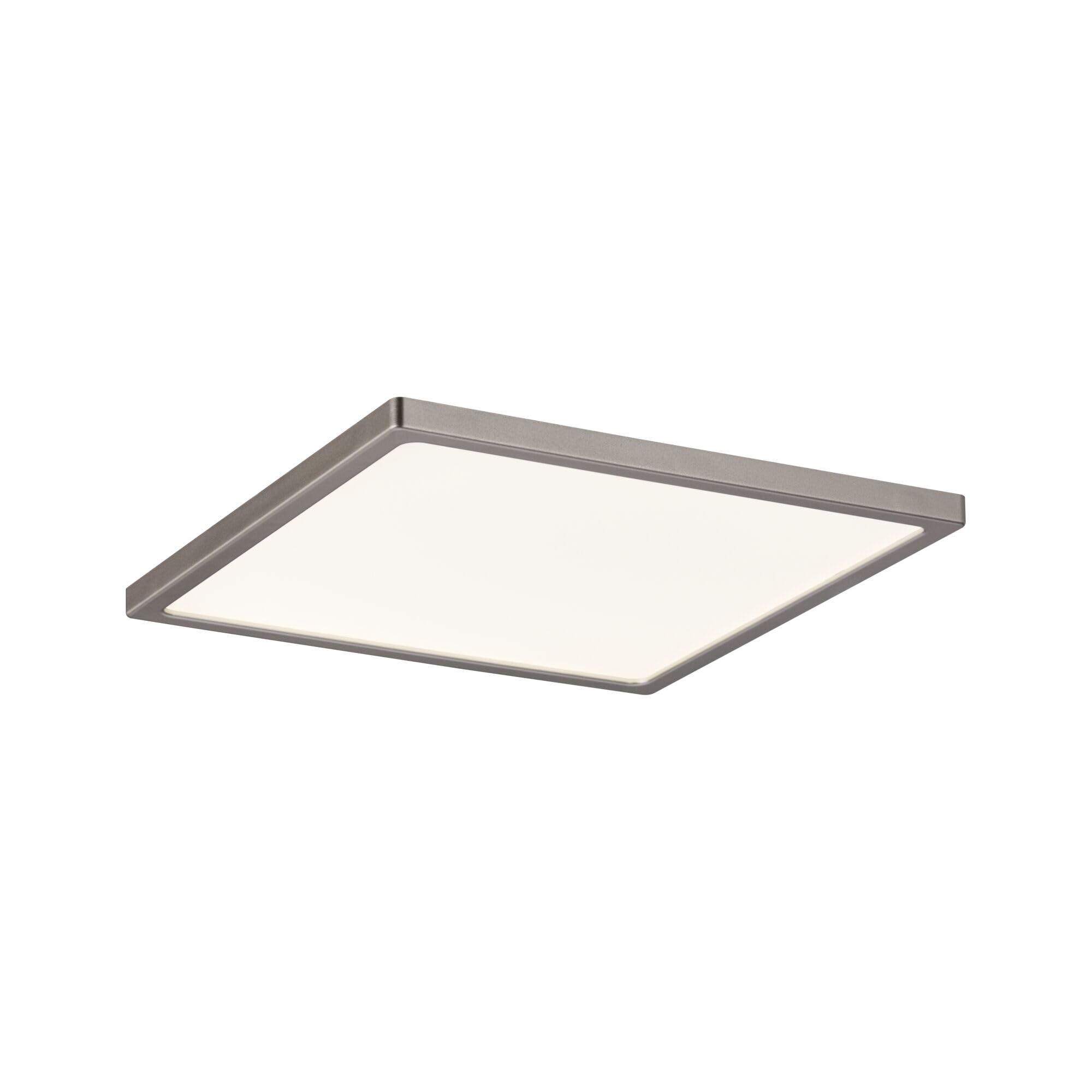 Paulmann 92939 Areo LED Panel Rectangular incl. 1x12-watt IP44 dimmable Ceiling lamp Soft Nickel Ceiling luminaire Plastic Living Room lamp 3000 K