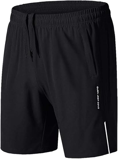 jogger shorts with zip pockets