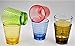 Acrylic Tumblers Break-Resistant/Premium Quality BPA Free Plastic GLASSES/Cup/Set of Six 9.5oz Assorted Colors For Juice, Water, Iced Tea, Cocktail, Beer, Hot/Cold Beverages (9.5oz)