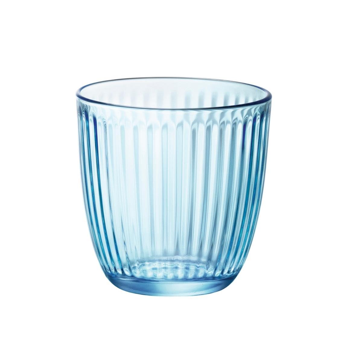 Bormioli Rocco & Siglio Line Blue Water Glass BOR1239 Pack of 6