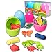 Prextex Jumbo Surprise Easter Eggs Filled with Clay Dough and 3D Dinosaur Toys Shapes Fun Dough Eggs