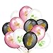 50Pcs 12 Inches Hawaiian Tropical Party Balloons Decoration,Hawaii Bachelorette Wedding Birthday Party Decoration Supplies