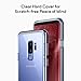 Caseology Skyfall for Galaxy S9 Plus Case (2018) - Clear Back & Slim Fit - Blue Coral