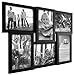 MCS Collage Frame with 6-5x7 Inch Openings, Black (45509)