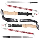 Tri-Fold Carbon Cork Trekking Poles / Sticks - Folding, Collapsible, Adjustable, and Ultralight - Perfect for Hiking, Walking, Backpacking and Snowshoeing