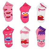 Sesame Street 6 pack Quarter Socks (Baby/Toddler/Little Kid)