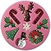Funshowcase Santas Essentials Candy Silicone Mould for Cupcake, Cake Decoration, Sugar Paste, Fondant, Butter, Resin, Polymer Clay Crafting Projects