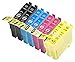 Generic T200xl Remanufactured Replacement Inkjet Cartridges for Epson Xp-100 200 300 310 400 410 Wf-2510 2520 2530 2540 Pack of 2