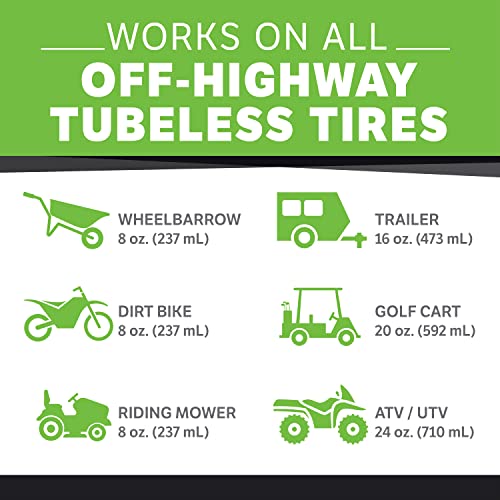 Slime 10008 Flat Tire Puncture Repair Sealant, Prevent and Repair