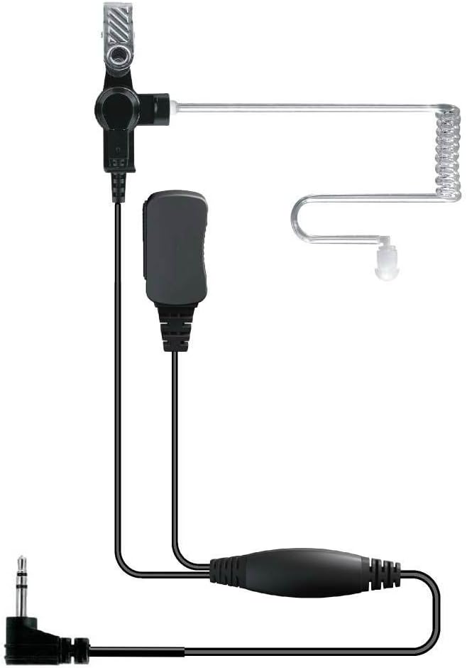 Two-wire Covert Acoustic Tube Earpiece for Motorola Talkabout Radio MB140R, FV300, MR350R, MH230R