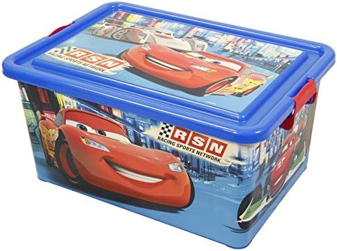 Stor Caja DE ORDENACIÓN 23 L. Cars Neon Racers Cup: Amazon.es: Hogar