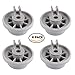 DISHWASHER LOWER RACK WHEEL - 165314 - 4 PACKS