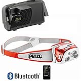 Petzl Reactik Plus Headlamp - Coral w/Battery Pack