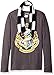 Harry Potter Big Girls' Hogwarts Long Sleeve T-Shirt with Scarf, Charcoal, Medium