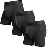 BN3TH Men's Classic Essentials Boxer Briefs, 3-D Pouch, 5.5" Inseam (3pk)