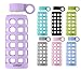 purifyou Premium 32/22 / 12 oz Glass Water Bottle with Non-Slip Silicone Sleeve & Stainless Steel Lid Insert, (Lavender, 12 oz)