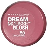 Maybelline New York Dream Mousse Blush, 50 Cloud Wine, 0.2 Ounce