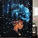 PANDAYAQ African American Shower Curtains Black Theme Durable Waterproof Bath Curtain with 12 Hooks